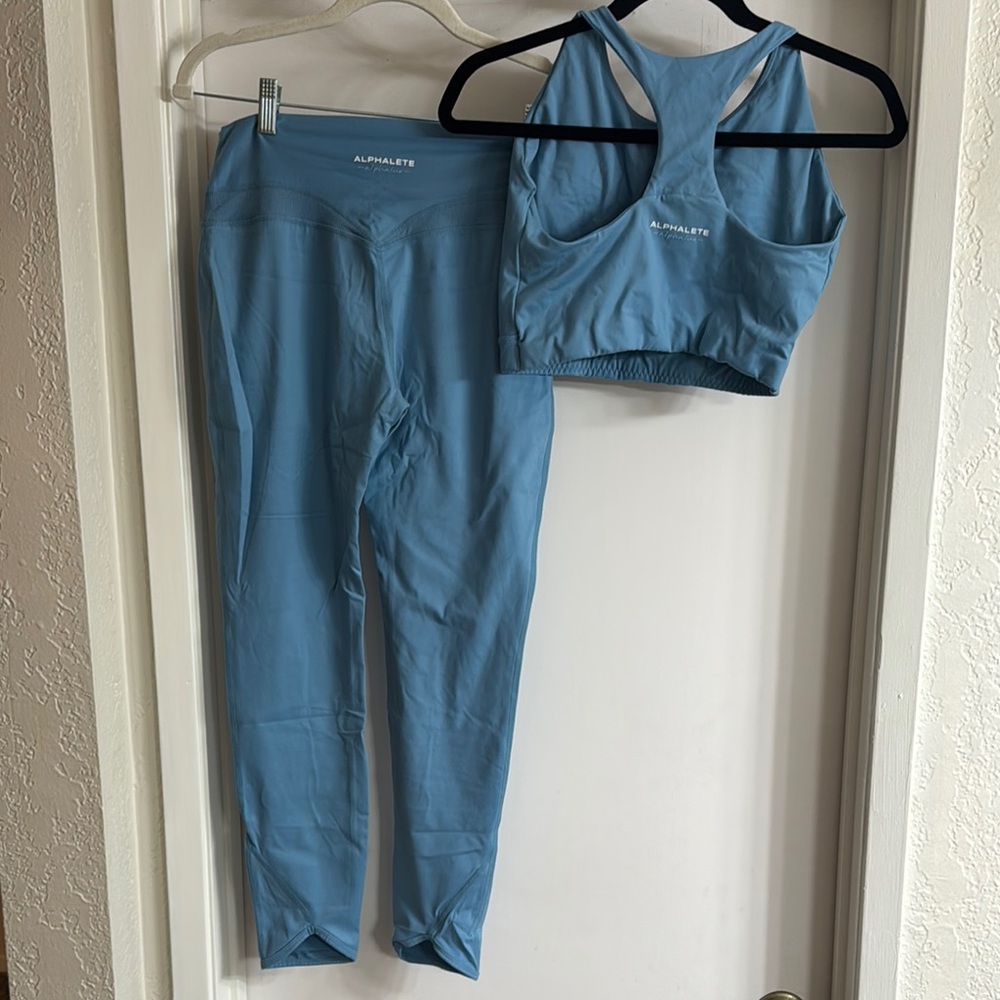 Alphalete Teal Activewear Set